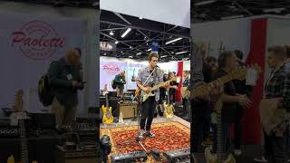 Jason Kertson Playing Paoletti Guitars At Namm