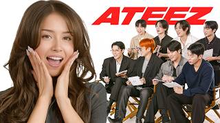 Pokimane Tests Ateez On How Well They Know Each Other