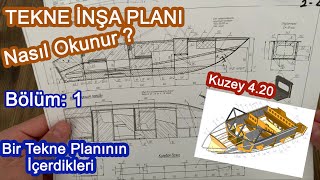 Tekne Planı Nasıl Okunur ? | Bölüm 1 : Dik Yapıştır Tekne Planı Sayfaları İncele