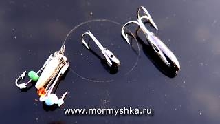 Зимная рыбалка на мормышку (подводная съемка)
