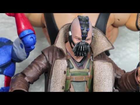 Movies Review Master on Knight Rises Movie Masters Bane Bat Signal Wave C C Figure Toy Review