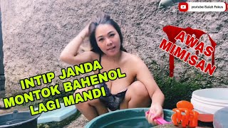 Nemenin Janda Montok Bahenol Mandi Di Samping Rumah