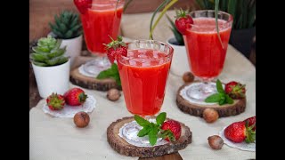 Çi̇lekli̇ Li̇monata Mi̇sss Gi̇bi̇ Çi̇lek Kokulu Ferahlatan İçecek Tari̇fi̇