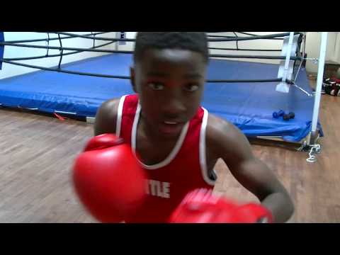 #1 Boxing Kid 11 year old boxer Training Jojo Awinongya Jr