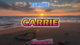 CARRIE - EUROPE  [ KARAOKE HD ]