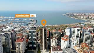 Kalamiş Resi̇denceda Yüksek Tabela Değeri̇ İle Satilik Dükkan