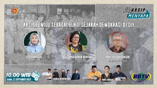 Live Arsip Menyapa Episode 1 Arsip Pemilu Sebagai Bukti Sejarah Demokrasi Diy 2023
