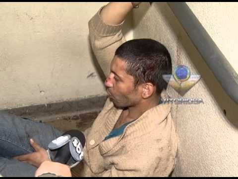 Suspeito de roubo é agredido por moradores no Bairro Martins