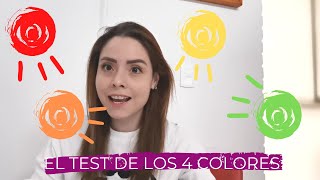 Test de los 4 colores VERDE NARANJA ROJO AMARILLO. elige uno.