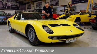 Black Forest Lamborghini Miura S Renaissance A Masterpiece In Motion Tyrrells Clic Workshop