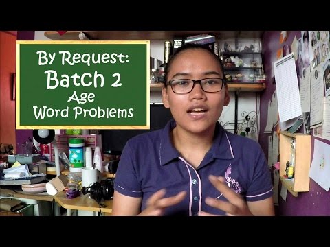 How To Solve Age Word Problems