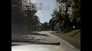 Police Dash Cam - High-Speed Police Chase in Boiling Springs, S.C - 10-13-2008
