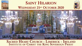 Wednesday 21st October 2020: Saint Hilarion