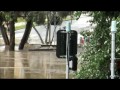 FireTruck in Melbourne Australia Flood