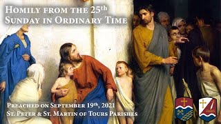 Homily from the 25th Sunday in Ordinary Time