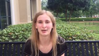 Caroline Aufgebauer Displays Her Spanish Skills