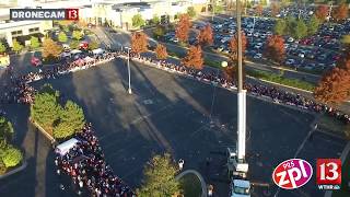 Wzpl Smiley Pumpkin Drop 2018 - Wthr Dronecam 13