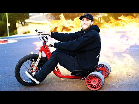 DANGEROUS 40MPH DRIFT TRIKE HILL BOMB?! (COPS CALLED!)