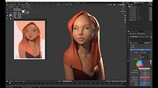 Cartoon Girl Bust In Less Than 2 Hours