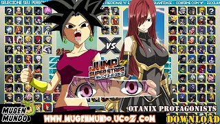 NOVO - OTANIX BATTLE MUGEN JUS - PROTAGONIST (225 PERSONAGENS) (DOWNLOAD)