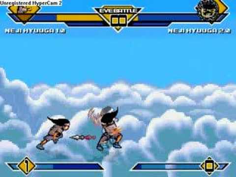 Mugen:Neji Hyuuga 1.0 Vs Neji Hyuuga 2.0