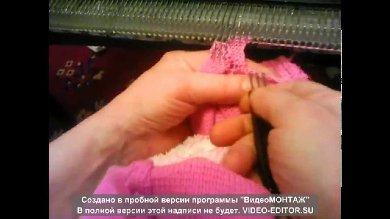Мастер класс по вязанию на вязальной машине нева-5 Мастер класс по вязанию на вязальной машине нева-5