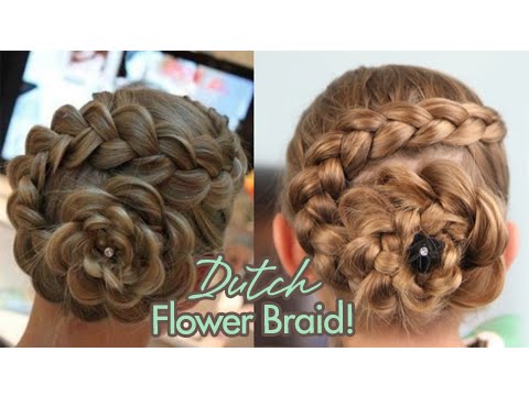 Dutch Flower Braid | Updo Hairstyles