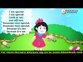 Nursery Rhymes I am Special Songs with lyrics