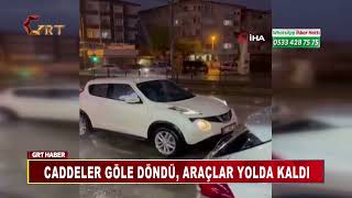 Dolu Ve Sağanak Yağiş Hayati Durdurdu