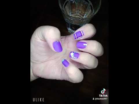 Tím mộng mơ. Nail Cam+