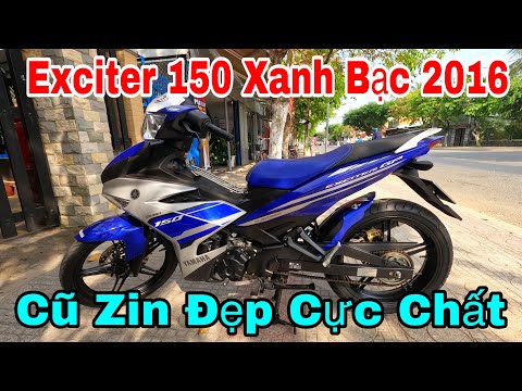Xe Exciter 150 Xanh Bạc 2016 Cũ Zin Đẹp Cực Chất