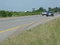 Left front tire blowout at 70 MPH