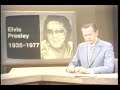 Newscast of Elvis death 1977