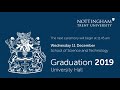 NTU Graduation Dec 2019 - Ceremony 9: Science and Technology 11.45 am