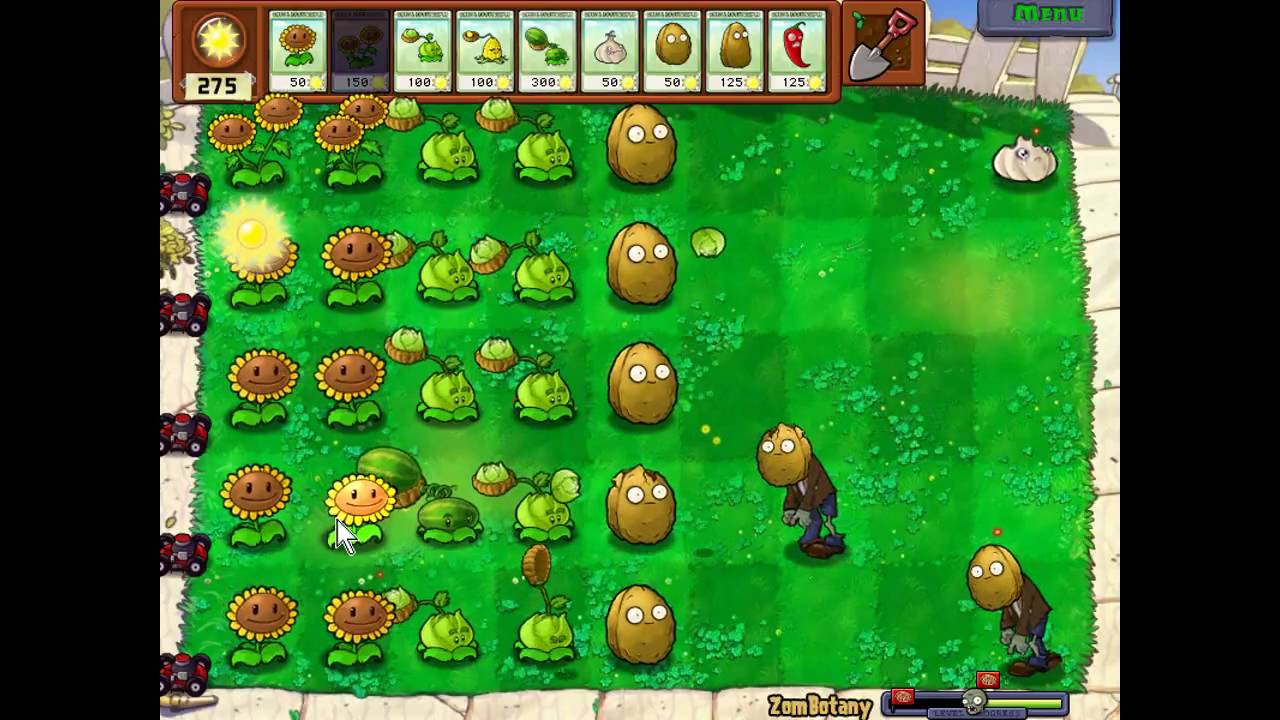 plants vs zombies 1