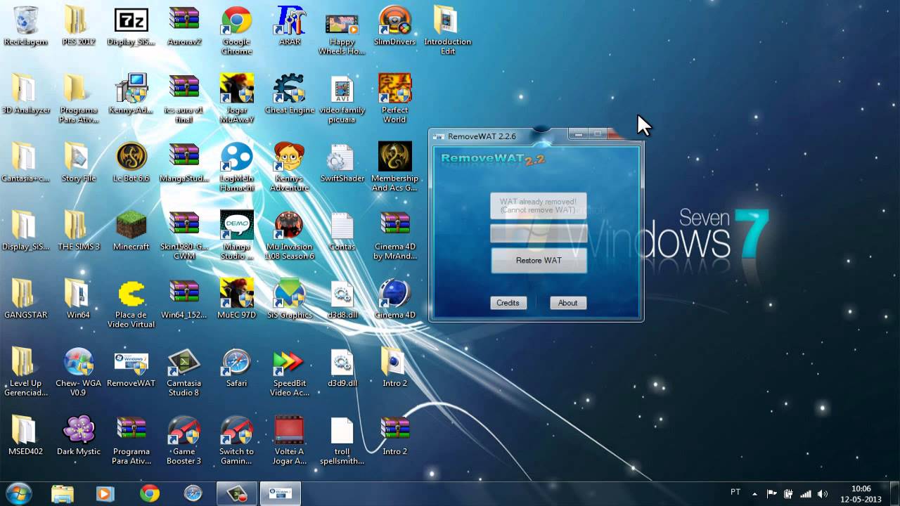 Windows 7 WGA Remover - Chew WGA V0.9.exe