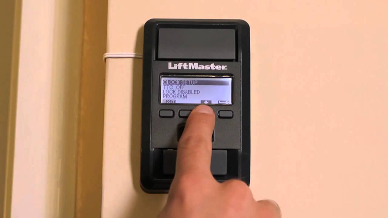 How to Program LiftMaster Timer-To-Close Feature - YouTube