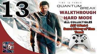 Quantum Break Walkthrough - HARD - All Collectibles ACT 4 Part 4 "Secret History of Time Travel"
