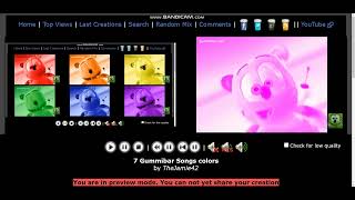 7 Gummy Bear Colors