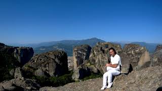 Darbuka Solo Artem Uzunov in Meteora, Greece