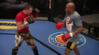 Hard Sparring - Anderson Silva & Ryan Bader 2008