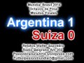 (Infartante) Argentina 1 Suiza 0 (Relato Walter Saavedra) Mundial Brasil 2014 Minutos Finales