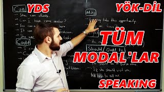 BÜTÜN MODAL'LAR! İZLEMEDEN SINAVA GİRMEYİN. YDS / YÖK-DİL DERS 6