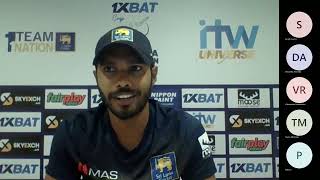 Dhananjaya de Silva | Post Match Press Conference | Pakistan vs Sri Lanka - 1st Test, Day 5