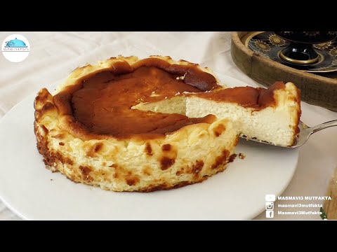MEลHUR SAN SEBASTIAN CHEESCAKE Tarifi |Pasta Tarifleri #masmavi3mutfakta