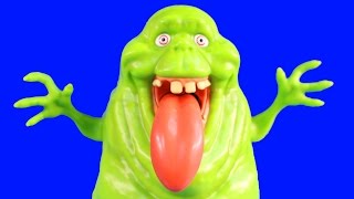 Ghostbusters Ecto-1 Ghost Busting Team Tries To Find Slimy Slimer In Scooby Doo Haunted Mansion