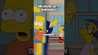 Milhouse Gets Suspended