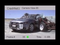 Audi A4 | 2011 | Side Crash Test | NHTSA High Speed Camera | CrashNet1