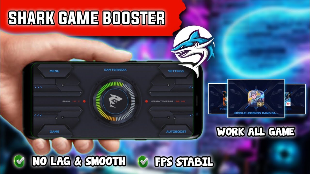 SHARK GAME BOOSTER Best Game Booster For SHARK GAME BOOSTER Best Game Booster For