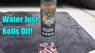 Masterson's Car Care Fabric Protectant Review on my GTR Floor Mats.